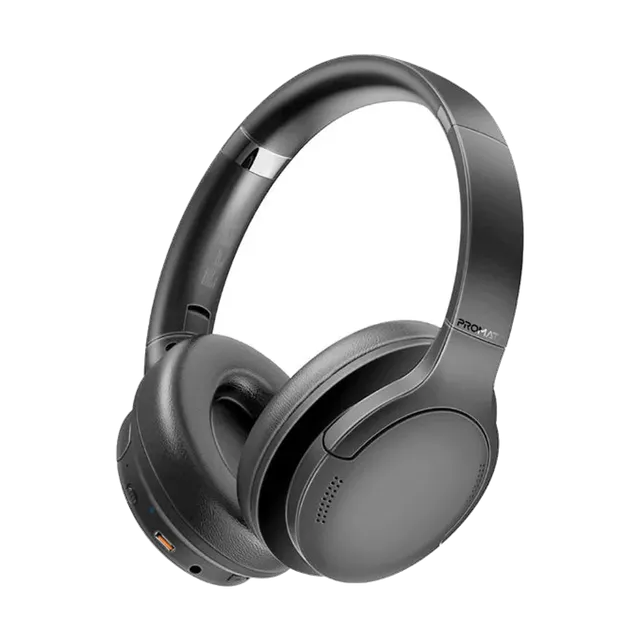 Promate High Fidelity Over-Ear Wireless Headphones Laboca-Pro Black photograph 1
