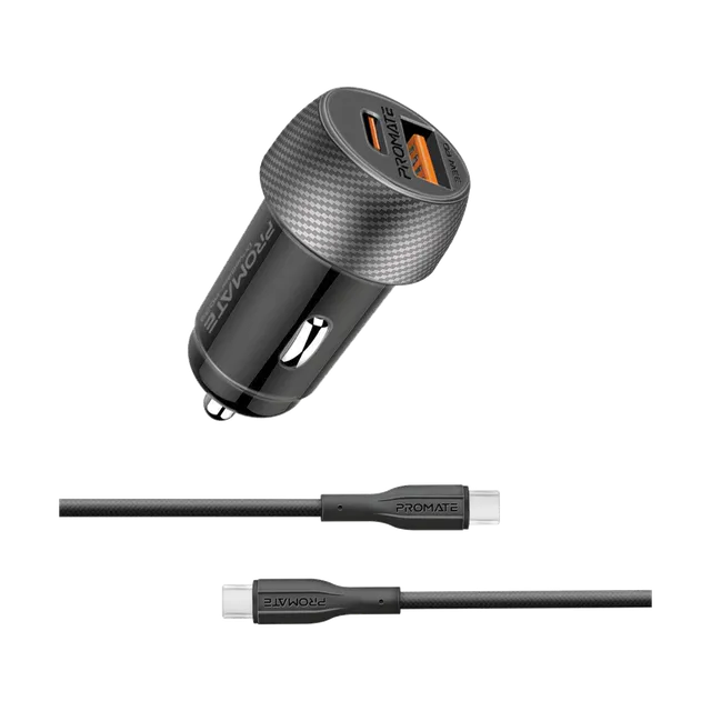 Promate Ulra-Fast Dual Port Car charger image 9