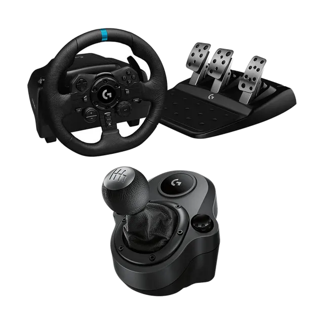 Logitech G923 TRUEFORCE Sim Racing Wheel for PlayStation and PC + Driving Force Shifter photograph 1
