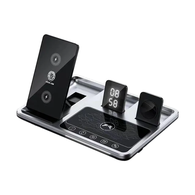 Green Lion 4 in 1 Wireless Charging Station 15W image 1