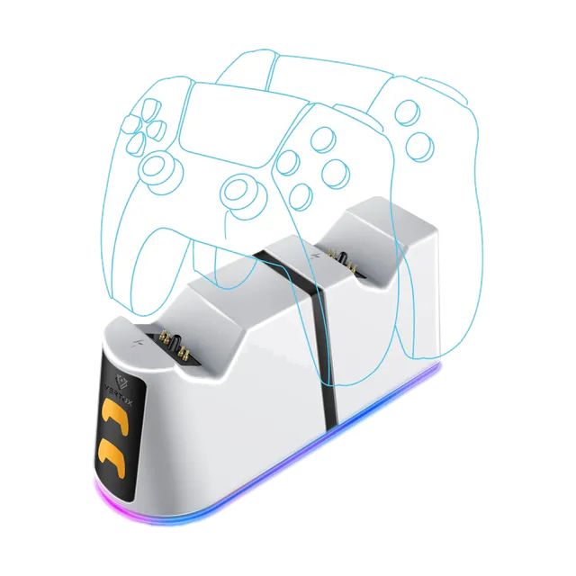 Vertux DuoDock-PS5 2-In-1 Charging Dock For PS5 DualSense™ Controller image 1