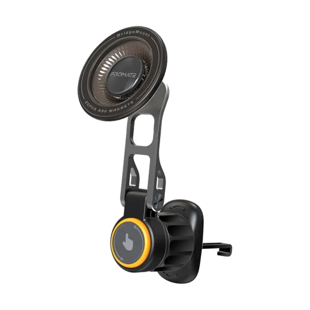 Promate MagGrip™ 360° Rotatable Smartphone Holder AC Vent Mount image 1