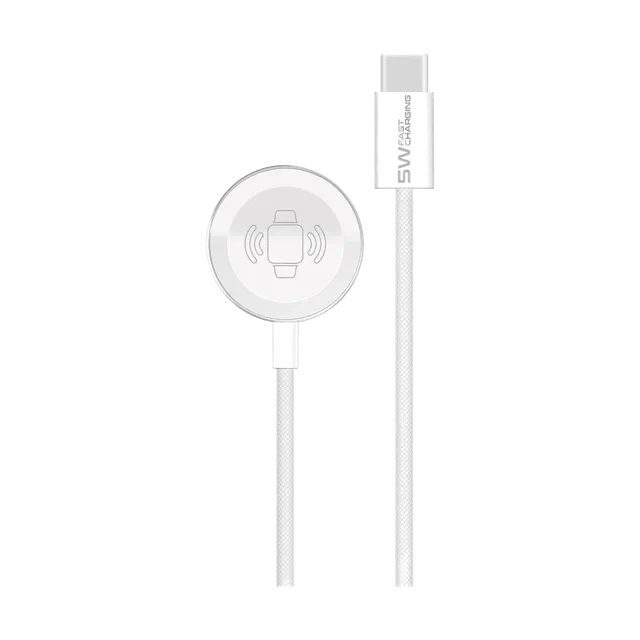 Promate Super-Fast Fabric Braider Apple Watch Charging Cable image 5