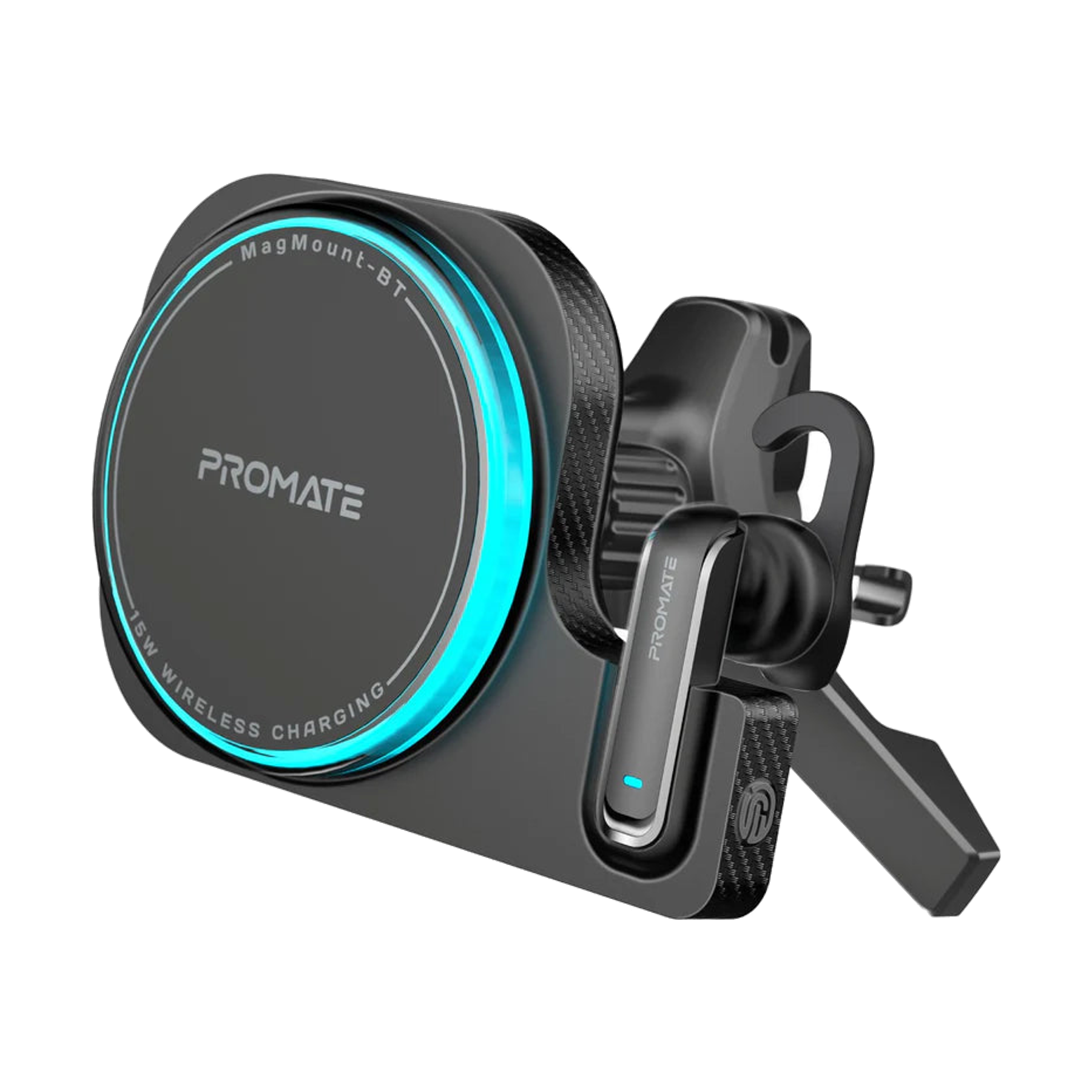 Promate MagSafe Wireless Car Charger 1W Built-In Wireless Mono ENC Earphone photograph 4