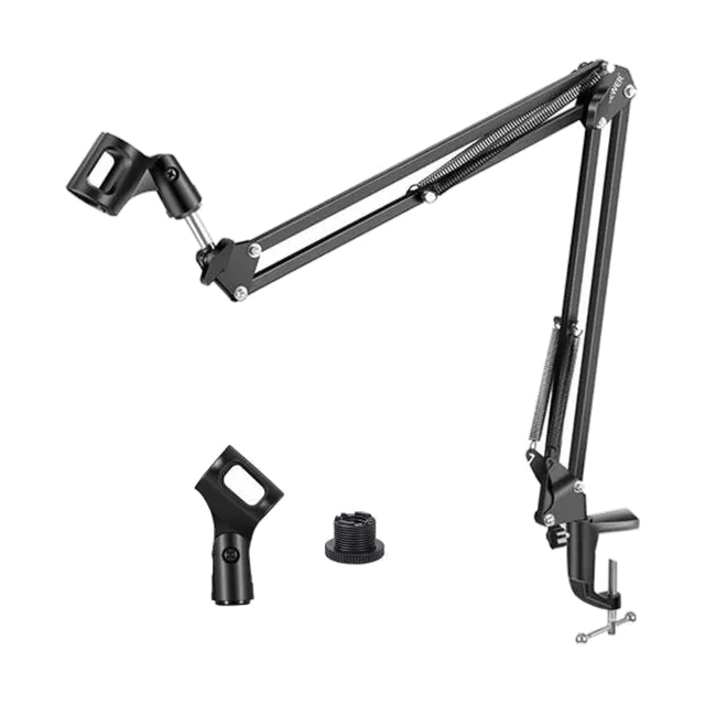 Microphone Arm Stand On A Flexible Boom Scissor image 1